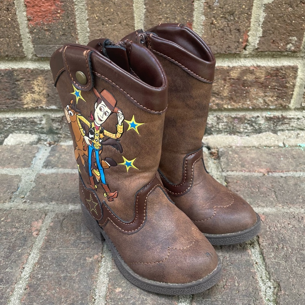 Disney’s Toy Story Sheriff Woody Boots Size 5 Toddler